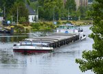 ELYSIUM , MMSI.205515390, ENI. 02315738, Flagge Belgien (BE) auf der Spree, Berlin (Mörschbrücke) im Juni 2015.