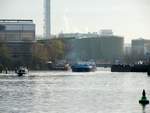 Blick in den Ruhlebener Altarm , Teil der Spree , am 27.11.2018.