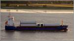Die 1999 gebaute BERUM (IMO 9155418) fhrt am 29.05.2009 Weser abwrts. Sie ist 100 m lang, 16 m breit und hat eine GT von 4115. Heimathafen ist St. John's auf Antigua and Barbuda.