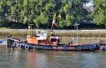 Schlepper  Fortuna  IMO 5400370 Lg.21m - Br.5,3m - Pfalzug 4,5t - Bj. 1942
am 23.08.09 auf der Weser in Bremen