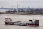 Ein Nachschuss auf die BOTHNIABORG (IMO 9267728) Weser aufwrts fahrend. 04.04.2010