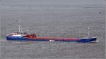 Die 1985 gebaute EEMS COAST (IMO 8418019) am 19.08.2011 Weser abwrts fahrend. Sie ist 75 m lang, 10 m breit, hat eine GT von 998 und eine DWT von 1.492 t. Heimathafen ist Delfzijl (Niederlande). Frhere Namen: GALATEA, GALAXA.