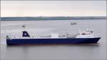 Die 1999 gebaute NORSKY (IMO 9186182) hat nach Werftarbeiten den Fischereihafen in Bremerhaven verlassen und ist in die Weser eingebogen. Sie ist 180 m lang, 25,5 m breit, hat eine GT von 20.296, eine DWT von 11.564 t und bietet auf 2.630 Lademetern Platz fr LKW's. Sie fhrt unter niederlndischer Flagge mit Heimathafen Rotterdam. 18.08.2011