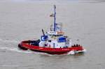 Der Kotug-Schlepper ZP Montali am 24.09.2011 auf der Weser vor Bremerhaven.