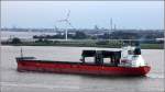 Die 2006 gebaute SAGA DISCOVERY (IMO 9317418) am 11.07.2012 Weser aufwrts fahrend. Sie ist 119 m lang, 31 m breit, hat eine GT von 29.758 und eine DWT von 46.618 t. Heimathafen ist Hong Kong.