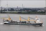 Die 1997 gebaute GLORIA (IMO 9147667) fhrt am 28.08.2012 Weser abwrts. Sie ist 152 m lang, 20 m breit, hat eine GT von 8.388 und eine DWT von 9.925 t. Heimathafen ist St. John's (Antigua and Barbuda). Frherer Name: BLUE OCEAN.