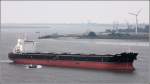 Die 2012 gebaute HERMES (IMO 9613056) kommt am 01.10.2012 die Weser herunter. Sie ist 225 m lang, 32 m breit, hat eine GT von 41.101 und eine DWT von 75.200 t. Heimathafen ist Monrovia (Liberia).