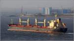 Die 2010 gebaute KRANIA (IMO 9445693) fhrt am 31.10.2013 die Weser aufwrts. Sie ist 190 m lang, 32 m breit, hat eine GT von 33.302 und eine DWT von 57.696 t. Heimathafen ist Majuro (Marshall Islands).