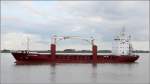 Die 1999 gebaute GULF EXPRESS (IMO 9191101) liegt am 14.09.2014 in der Weser auf Blexen Reede. Sie ist 93 m lang, 16,5 m breit, hat eine GT/BRZ von 3.784 und eine DWT von 4.500 t. Heimathafen ist St. John's (Antigua and Barbuda).