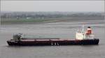 Die 1990 gebaute CSLTRIMNES (IMO 8908583) fährt am 24.10.2014 Höhe Bremerhaven Weser aufwärts. Dieser selbstentladende Massengutfrachter ist 150 m lang, 24 m breit, hat eine GT/BRZ von 14.145 und eine DWT von 17.309 t. Heimathafen ist Valletta (Malta). Frühere Namen: TRIMNES, EXPRESS.
