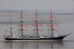Die 1921 gebaute Viermastbark SEDOV (IMO 7946356) kam am 09.04.2015 fr einige Tage nach Bremerhaven. Sie ist 117,5 m lang, 14,62 m breit und hat eine Segelflche von 4.195 m. Heimathafen ist Murmansk (Russland). Gebaut wurde sie auf der Germaniawerft in Kiel und fuhr zunchst unter dem Namen MAGDALENE VINNEN II, spter als KOMMODORE JOHNSEN. Die nchsten Anlufe der SEDOV in Bremerhaven sind zur Sail 2015 im August und dann noch einmal im Oktober 2015.