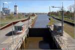 Das Oberwasser der Bremer Weserschleusen. 21.04.2015