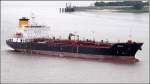 Die 2005 gebaute PEONIA (IMO 9313436) am 05.09.2007 Weser abwrts fahrend. Sie ist 157 m lang und hat eine GT/BRZ von 19549. Die PEONIA fhrt unter italienischer Flagge.