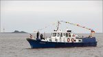 Die hier schon mehrfach vorgestellte Barkasse QUARANTÄNE kam mir am 18.07.2016 auf der Weser in Bremerhaven vor die Linse.