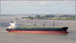 Die 1997 gebaute MARY H (IMO 9125580) fhrt am 06.09.2007 Weser abwrts. Sie ist 181 m lang, 30 m breit und hat eine GT/BRZ von 26870. Heimathafen ist Monrovia in Liberia.