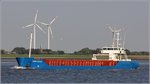 Die 2001 gebaute FEHN CASTLE (IMO 9246267) fährt am 31.08.2016 auf der Außenweser Richtung Nordsee. Sie ist 87 m lang und 11,39 m breit, hat eine GT von 1.723 und eine DWT von 2.250 t. Heimathafen ist St. John's (Antigua and Barbuda). Früherer Name: SEA THAMES.