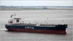Die 2016 gebaute ANIKITOS (IMO 9710490) kommt am 12.06.2017 die Weser herunter. Dieser Tanker ist 183,05 m lang und 32,20 m breit, hat eine GT/BRZ von 28.770 und eine DWT von 50.082 t. Heimathafen ist Monrovia (Liberia).