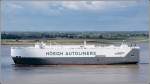 Die 2000 gebaute HEGH ASIA (IMO 9191876) fhrt am 29.08.2007 Weser aufwrts. Sie ist 199,9 m lang, 32,3 m breit, hat eine GT/BRZ von 56835 und kann bis zu 6100 Fahrzeuge transportieren. Heimathafen ist Nassau auf den Bahamas.