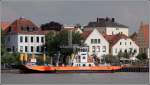 Am 12.08.2007 war die Fhre BERNE-FARGE nicht an ihrem blichen Einsatzort, sondern lag in Bremen-Vegesack. Sie ist 43 m lang, 13 m breit und kann 20 PKW befrdern. Angetrieben wird sie von einem 146 kw-Diesel.
