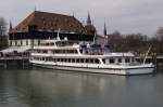 MS Mnchen wartet vor dem Konzil in Konstanz auf den Beginn der Saison 2010 (13.03.2010).