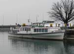 Bodensee - MS Friedreichshafen im Hafen von Konstanz am 20.02.2009