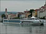 Am 17.09.2010 hatte das  ROUSSE PRESTIGE  Hotelschiff vor der Altstadt von Passau festgemacht.