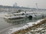 Schiff Zilina, LOD, typ Moskva, 09.02.2012 Bratislava Stary most