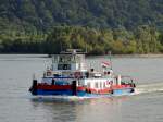 ZSOMBOR(8601801; L=23,73; B=8,35m; Bj.1972)im Bereich Visegrd Donauabwrts; 130827