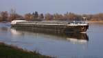 GMS  Timaja  (04805320) aus Dallgow/D auf Talfahrt bei Mühlham/Donau. 07.03.2014