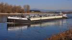 TMS  AN.KA  (02104346) aus Zwijndrecht/NL auf Bergfahrt bei Osterhofen/Donau. 11.03.2014