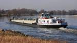 TMS  AN.KA  (02104346) aus Zwijndrecht/NL auf Bergfahrt bei Osterhofen/Donau. 11.03.2014