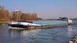 GMS  Lehar  (05117500) aus Dordrecht/NL auf Bergfahrt bei Osterhofen/Donau. 12.03.2014