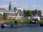 Russisches U-Boot U-434 in Hamburg St. Pauli Fischmarkt; 24.04.2010
