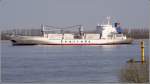 Die 1984 gebaute SPRING DELI (IMO 8220424) am 18.04.2011 Hhe Krautsand Elbe abwrts fahrend. Sie ist 152 m lang, 24 m breit und hat eine GT von 12783. Heimathafen ist Willemstad (Curacao). 