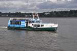 HAMBURG, 19.09.2012, Hafenfähre Blankenese auf Leerfahrt beim Anleger Finkenwerder