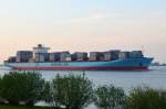MARGRETHE MÄRSK   Containerschiff  Lühe 05.05.2014     367 x 43m