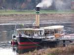 Ort: Seulitz - Anlegestelle der Fahrgastschiffahrt, Elbe-Km 93,9 / rechtes Ufer.