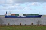 LYSVIK SEAWAYS   Containerschiff    Lühe   02.04.2015