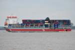 RIJNBORG  Containerschff  IMO 9355812  , Baujahr 2007 , 176 x 24m , TEU 1712  ,   Lühe 07.04.2015  