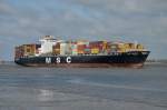 MSC  MARTA   Containerschiff  , IMO 9295385  , Baujahr 2005  , Lühe 08.04.2015  , 275 x 40m , TEU 5599  9295385  