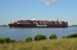 BASLE EXPRESS ,  Containerschiff , IMO  9501344 ,  366.60 x  15.50m , Baujahr 2012 , 13169 TEU  , Lühe 11.06.2015