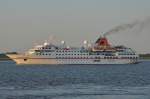 HANSEATIC , Kreuzfahrtschiff , IMO 9000168 , Baujahr 1993 , 123 x 18m , Lühe 12.06.2015