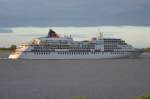 EUROPA , Kreuzfahrtschiff , IMO  9183855 , Baujahr 1999 , 198.60 x 24 m , 408 Passagiere , Lühe  16.06.2015