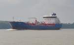IC DAS-11  Chemical-Tanker, Heimathafen Valletta, IMO: 9421221 In Wedel am 25.09.15  einlaufend  nach  Hamburg beobachtet.