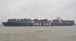 ,,CMA CGM  Tosca`` Containerschiff.