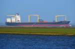 CMA CGM L´ETOILE , Containerschiff , IMO 9301469 , Baujahr 2005 , 210 x 30.2m , 2556 TEU , am 23.10.2015 zwischen Cuxhave und Brunsbüttel