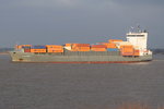 FINNLANDIA , Feederschiff , IMO 9315032 , Baujahr 2004 , 134 x 23m , 868 TEU , 13.03.2016 Grünendeich