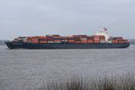 QUEBEC EXPRESS , Containerschiff , IMO 9294836 , Baujahr 2006 , 269 x 32m , 5512 TEU ,13.03.2016 Grünendeich