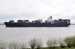 E.R. PUSAN , Containerschiff , IMO 9211169 ,Baujahr 2000 , 263 x 40 m , 5762 TEU , 24.04.2016 Grünendeich