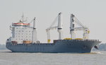 Chipolbrok  Cosmos ein Frachtschiff auslaufend am 14.09.16 bei Wedel, IMO: 9432165, Heimathafen Hong Kong.